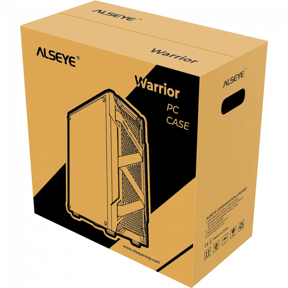Корпус ALSEYE Warrior Black AS.07.0002 Mid-Tower - миниатюра 8
