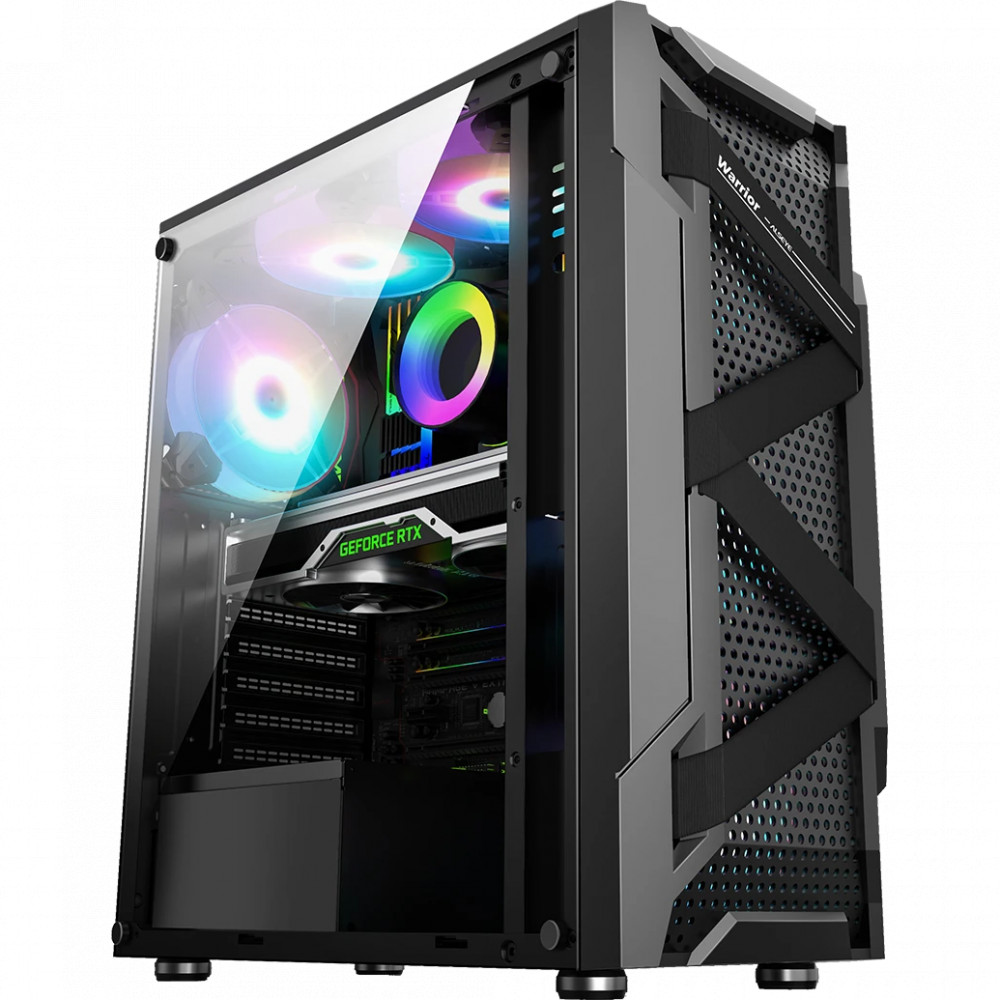 Корпус ALSEYE Warrior Black AS.07.0002 Mid-Tower - миниатюра 5