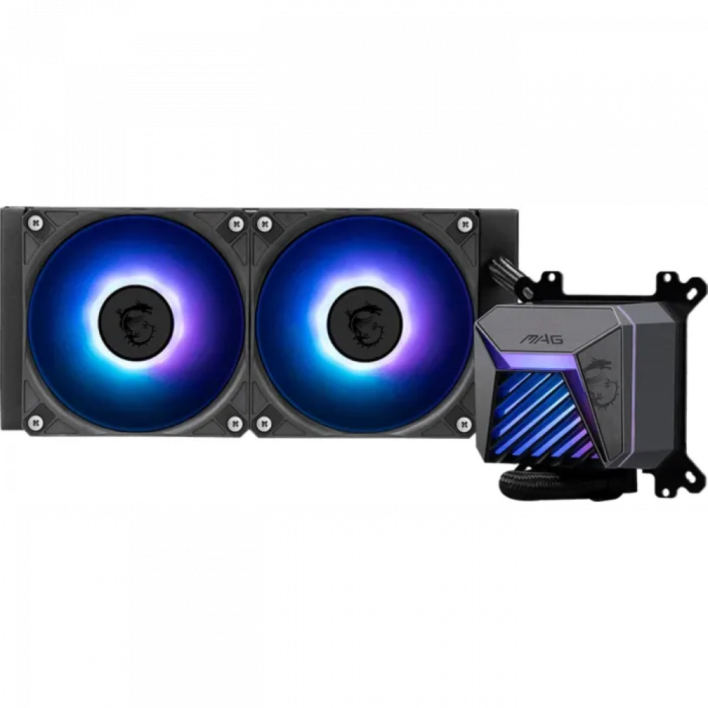 Система охлаждения MSI MAG CORELIQUID A15 240 2x ARGB 306-7ZWAA11-L80 Для процессора - миниатюра 2