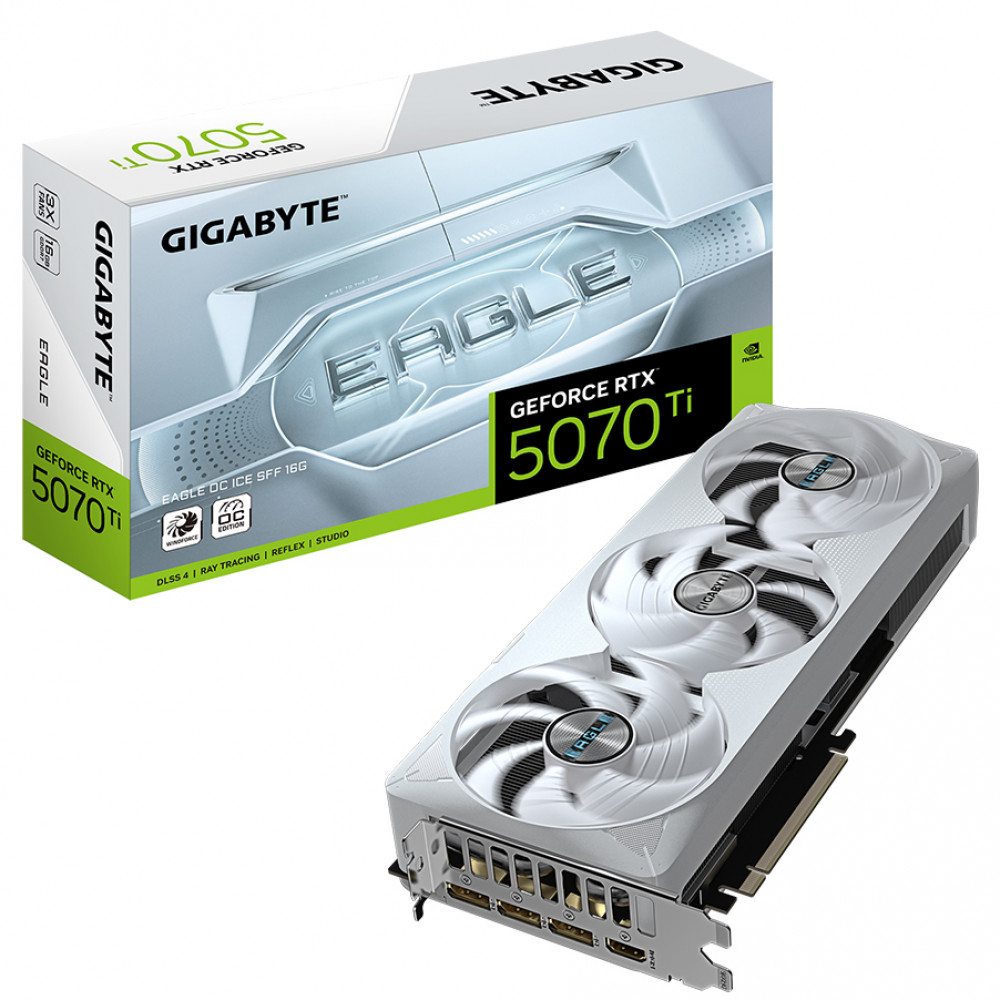 Видеокарта Gigabyte RTX5070Ti EAGLE OC ICE 16G GV-N507TEAGLEOC ICE-16GD 16 ГБ - миниатюра 6