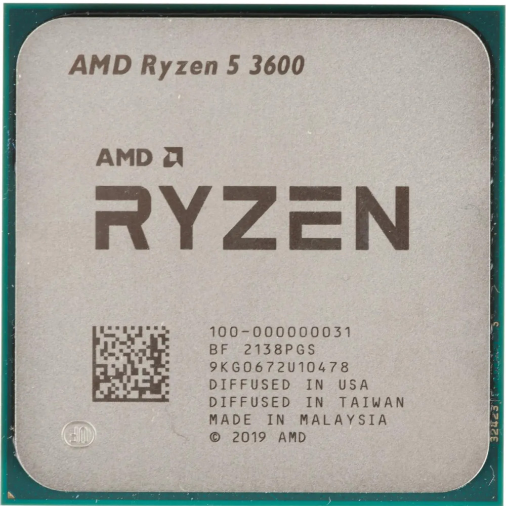 Процессор AMD Ryzen 5 3600 Ryzen 5 3600 OEM Ryzen 5, 6, 3.6, 32, OEM - миниатюра 3