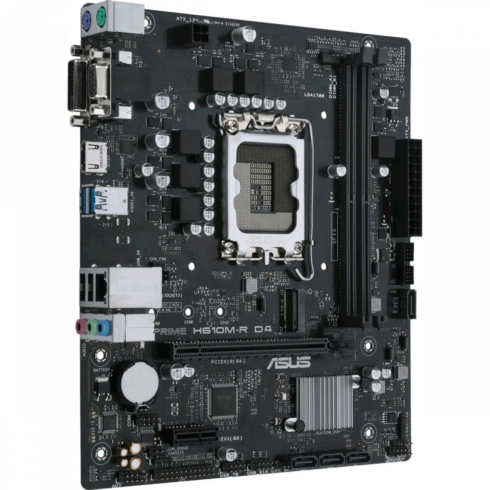 Материнская плата Asus H610M-R D4-SI Micro-ATX, LGA 1700 - миниатюра 9