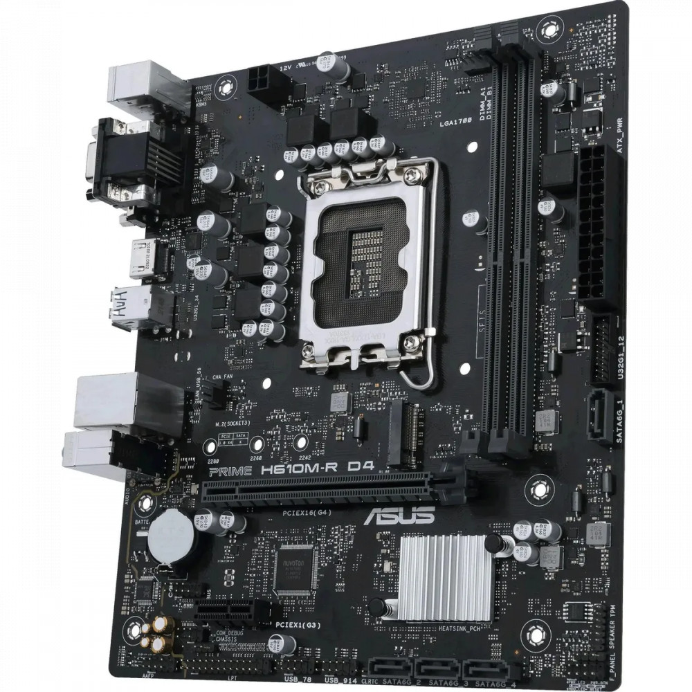 Материнская плата Asus H610M-R D4-SI Micro-ATX, LGA 1700 - миниатюра 10
