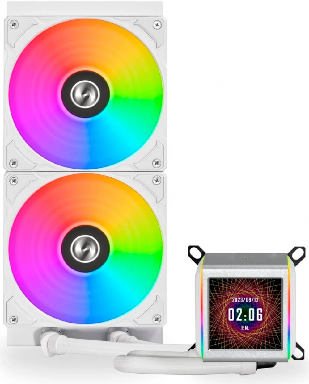 Система охлаждения Lian Li Galahad II LCD 280 White G89.GA2ALCD28W.00 Для процессора - миниатюра 7