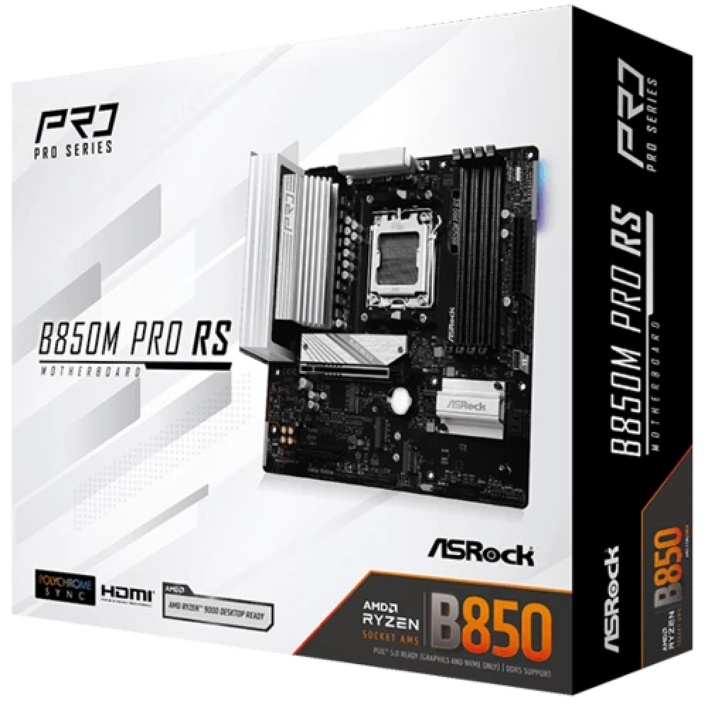 Материнская плата ASRock B850M PRO RS Micro-ATX, AMD AM5 - миниатюра 8