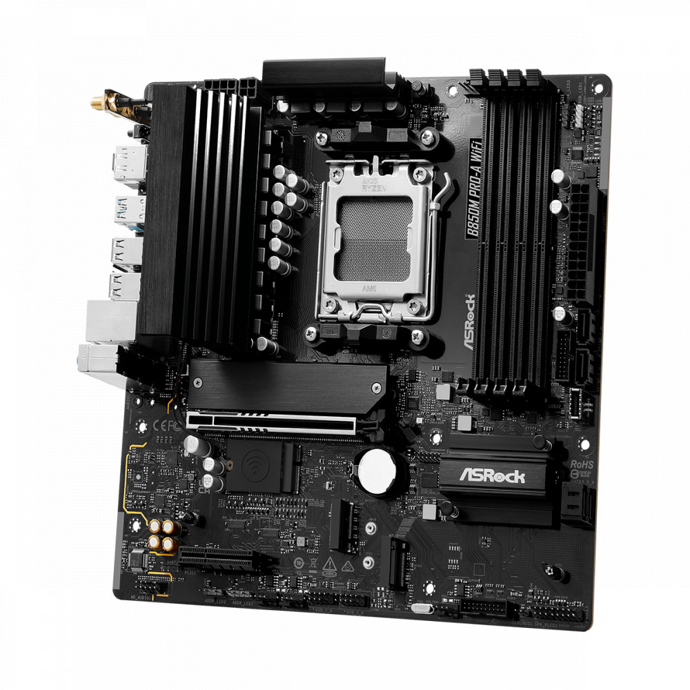 Материнская плата ASRock B850M PRO-A WIFI Micro-ATX, AMD AM5 - миниатюра 5