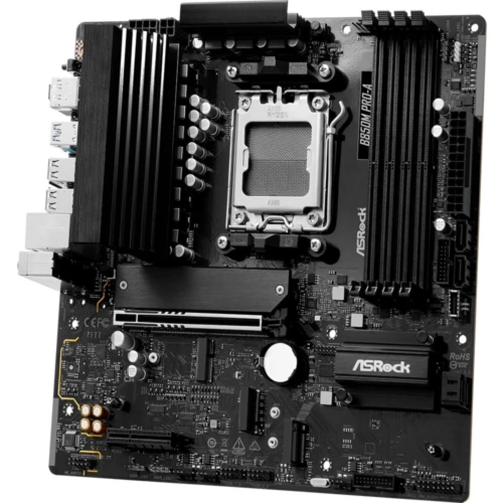 Материнская плата ASRock B850M PRO-A Micro-ATX, AMD AM5 - миниатюра 6
