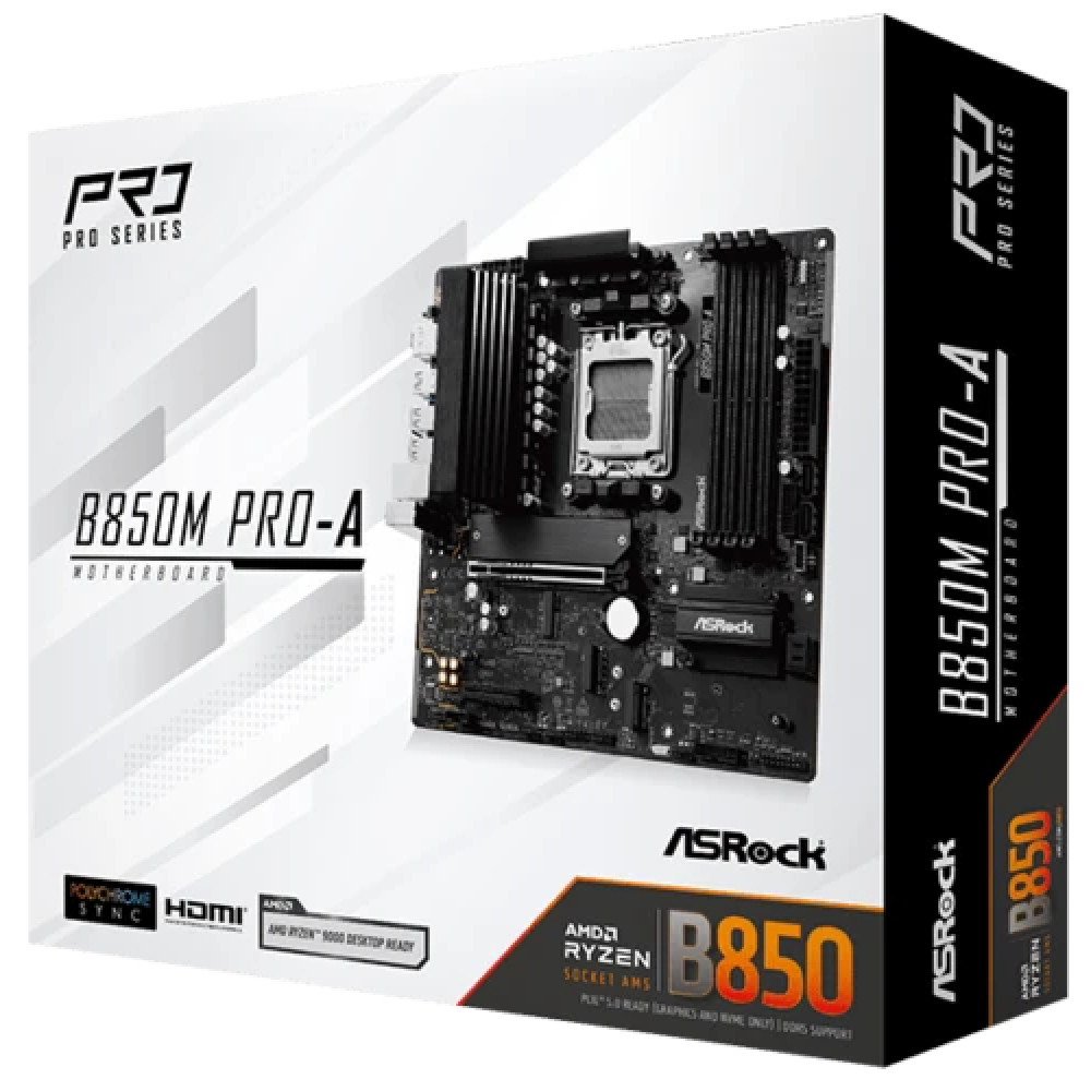 Материнская плата ASRock B850M PRO-A Micro-ATX, AMD AM5 - миниатюра 8