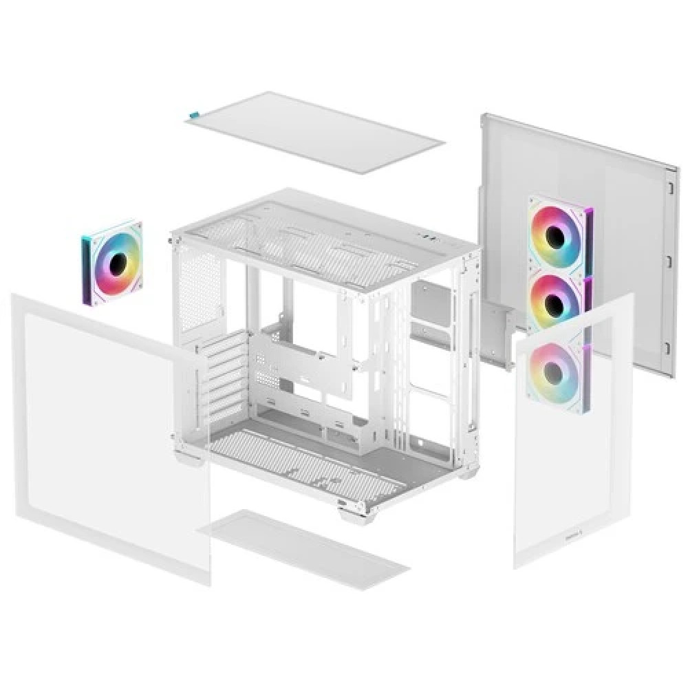Корпус Deepcool CG530 4F WH R-CG530-WHADA4-G-1 Mid-Tower - миниатюра 10