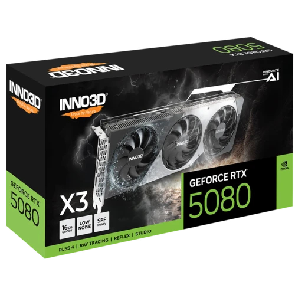 Видеокарта Inno3D GeForce RTX 5080 X3 OC N50803-16D7-176068N 16 ГБ - миниатюра 4