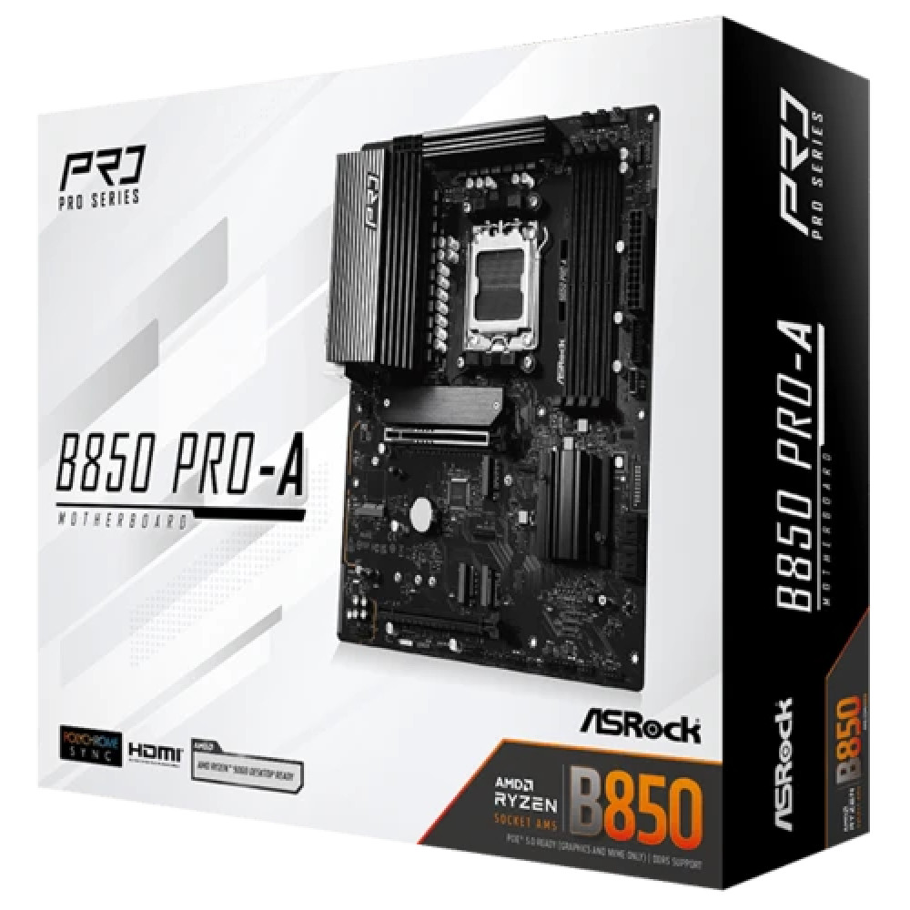 Материнская плата ASRock B850 PRO-A ATX, AMD AM5 - миниатюра 8