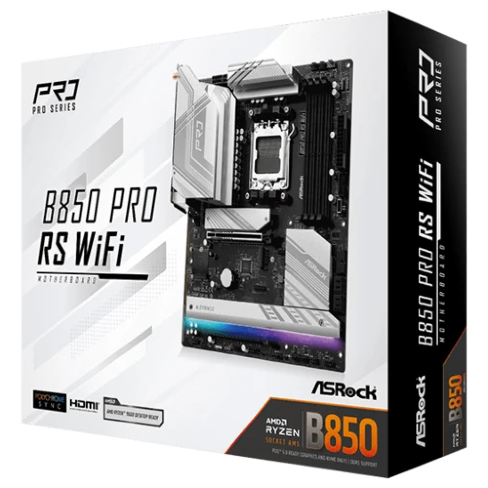Материнская плата ASRock B850 Pro RS B850 PRO RS ATX, AMD AM5 - миниатюра 8