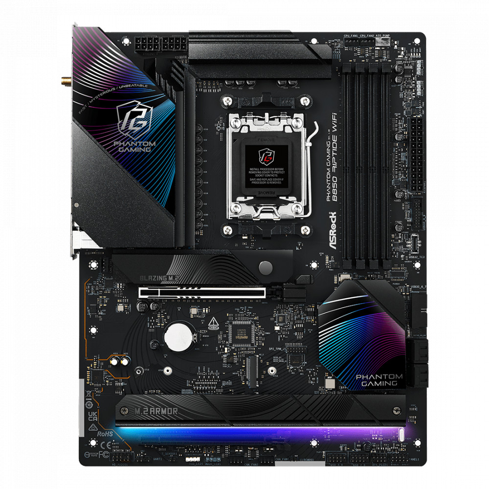 Материнская плата ASRock B850 RIPTIDE WIFI ATX, AMD AM5 - миниатюра 7