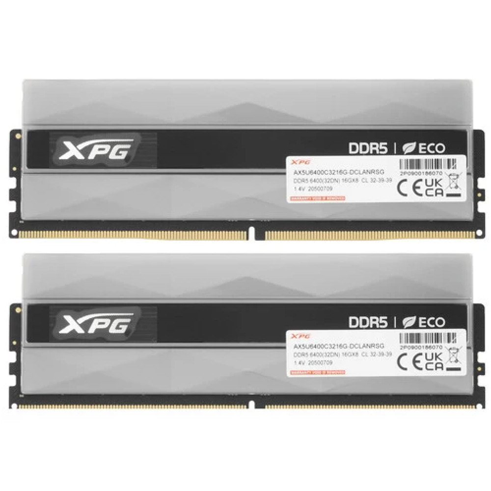 ОЗУ ADATA LANCER NEON RGB AX5U6400C3216G-DCLANRSG DIMM, DDR5, 32 Гб (2 х 16 Гб), 6400 МГц - миниатюра 4