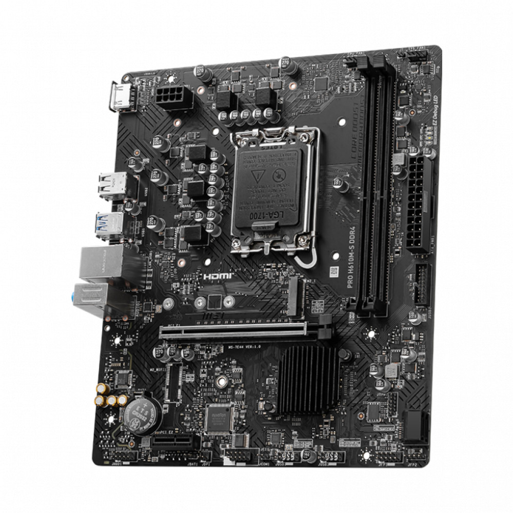 Материнская плата MSI PRO H610M-S DDR4 H610 Mini-ATX, LGA 1700 - миниатюра 7