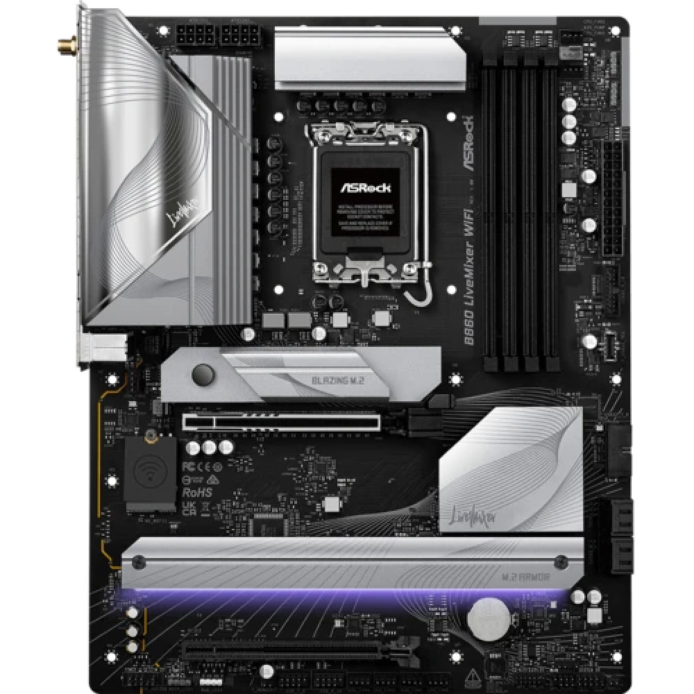 Материнская плата ASRock B860 LIVEMIXER WIFI ATX, LGA 1851 - миниатюра 6