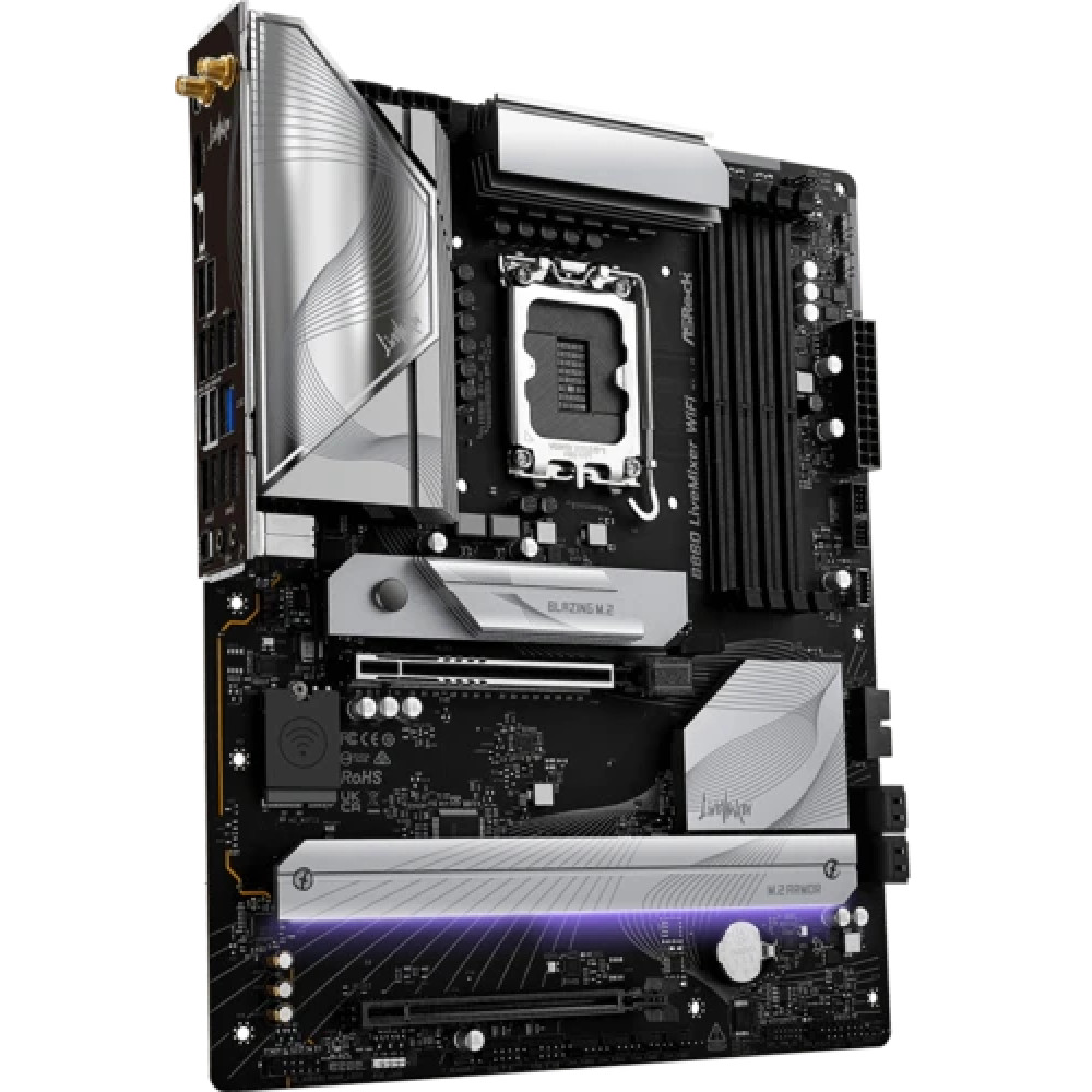Материнская плата ASRock B860 LIVEMIXER WIFI ATX, LGA 1851 - миниатюра 7