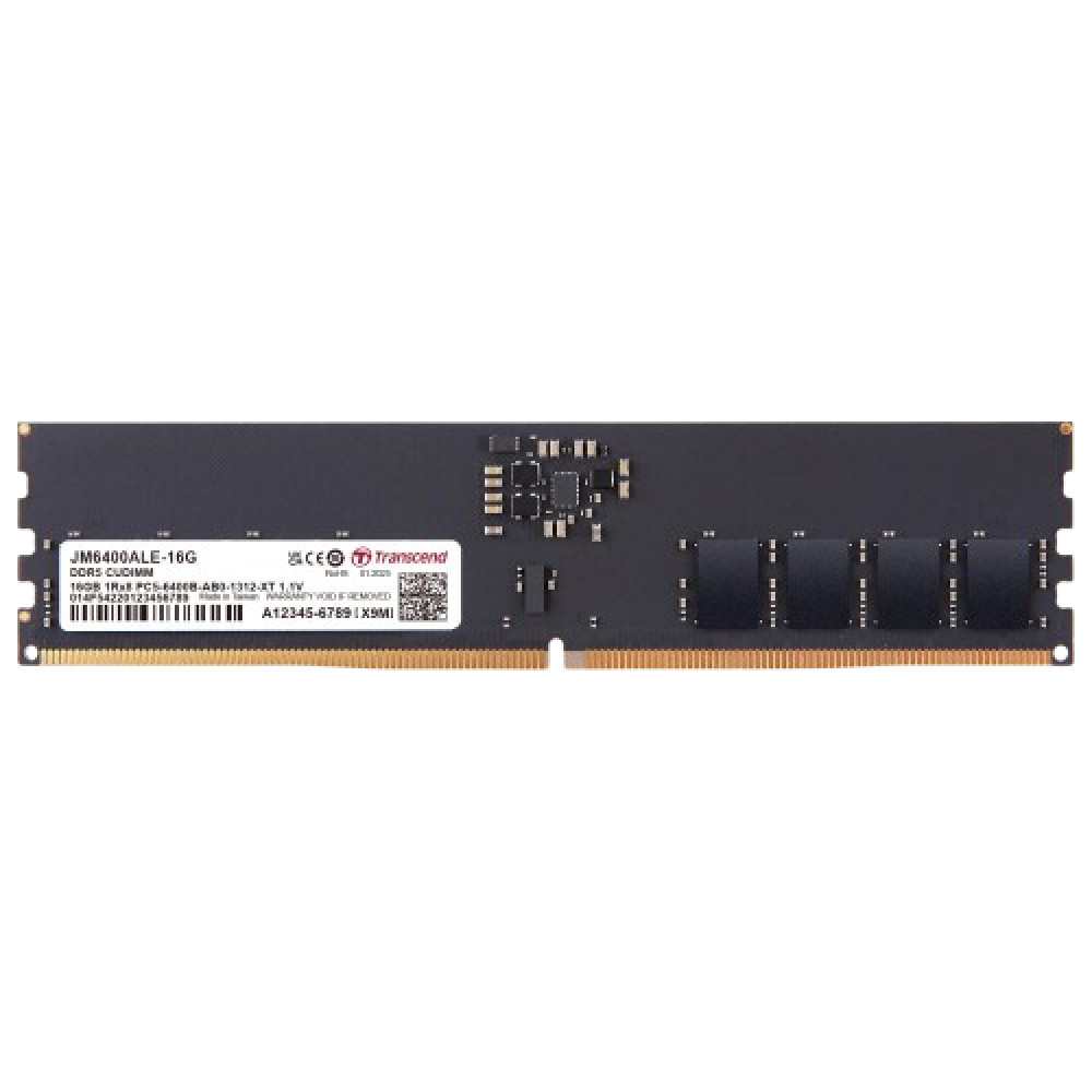 ОЗУ Transcend JM6400ALE-16G DIMM, DDR5, 16 Гб, 6400 МГц - миниатюра 2