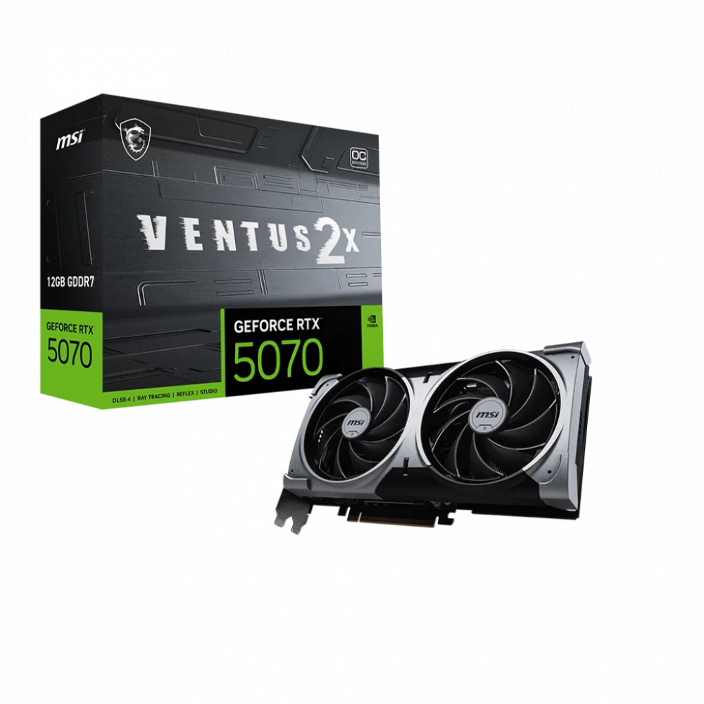 Видеокарта MSI GeForce RTX 5070 12G VENTUS 2X OC 12 ГБ - миниатюра 10