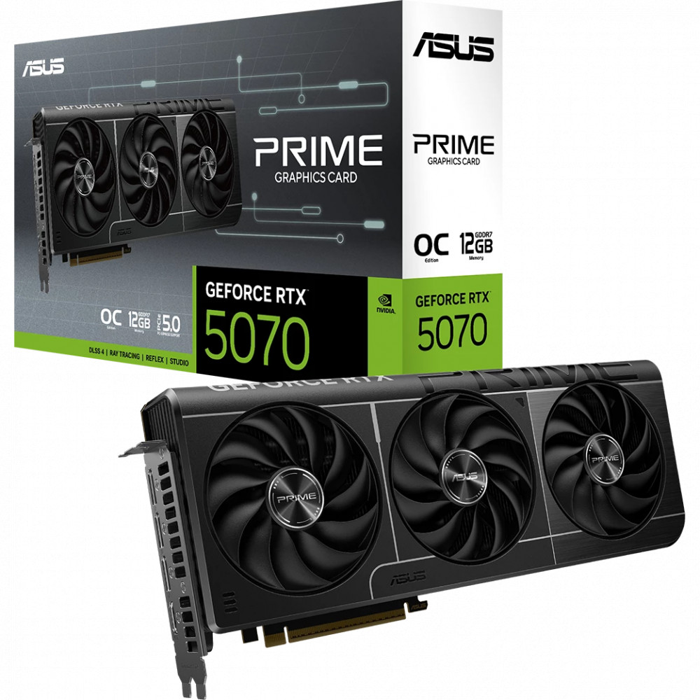 Видеокарта Asus GeForce RTX 5070 PRIME OC 12Gb PRIME-RTX5070-O12G 12 ГБ - миниатюра 10
