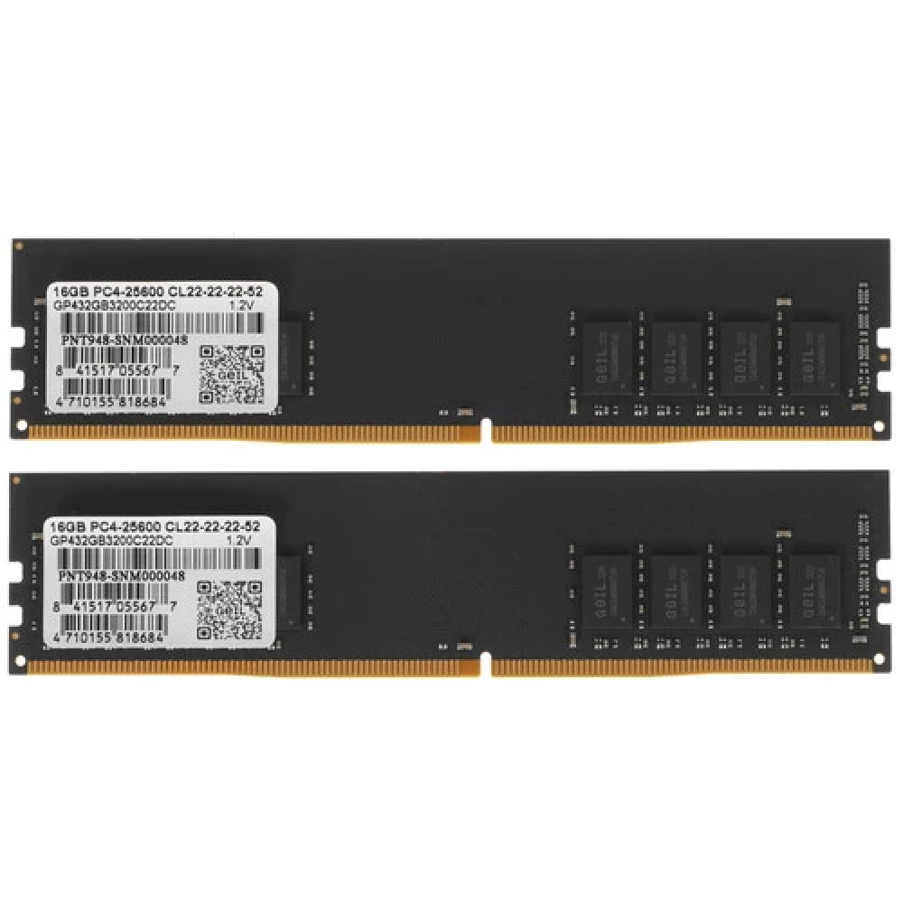 ОЗУ Geil PRISTINE GP432GB3200C22DC DIMM, DDR4, 32 Гб (2 х 16 Гб), 3200 МГц - миниатюра 2
