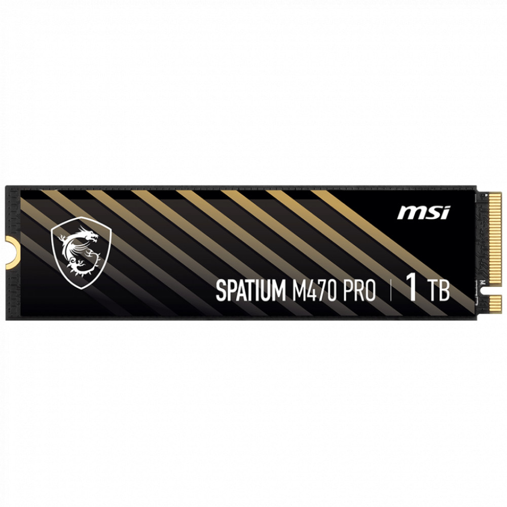 Жесткий диск MSI SPATIUM M470 PRO PCIE4.0 NVME M.2 1TB SSD (твердотельные), 1 ТБ, M.2, PCIe - миниатюра 5