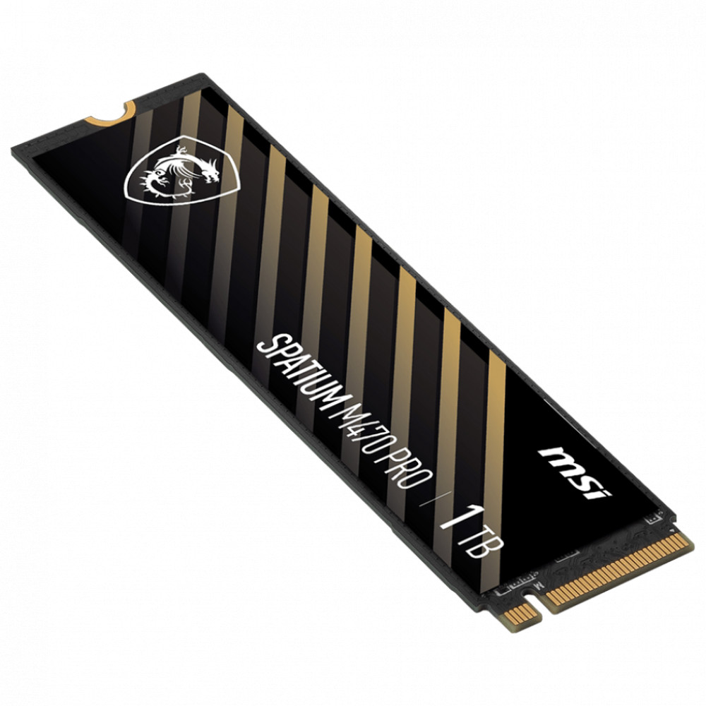 Жесткий диск MSI SPATIUM M470 PRO PCIE4.0 NVME M.2 1TB SSD (твердотельные), 1 ТБ, M.2, PCIe - миниатюра 8
