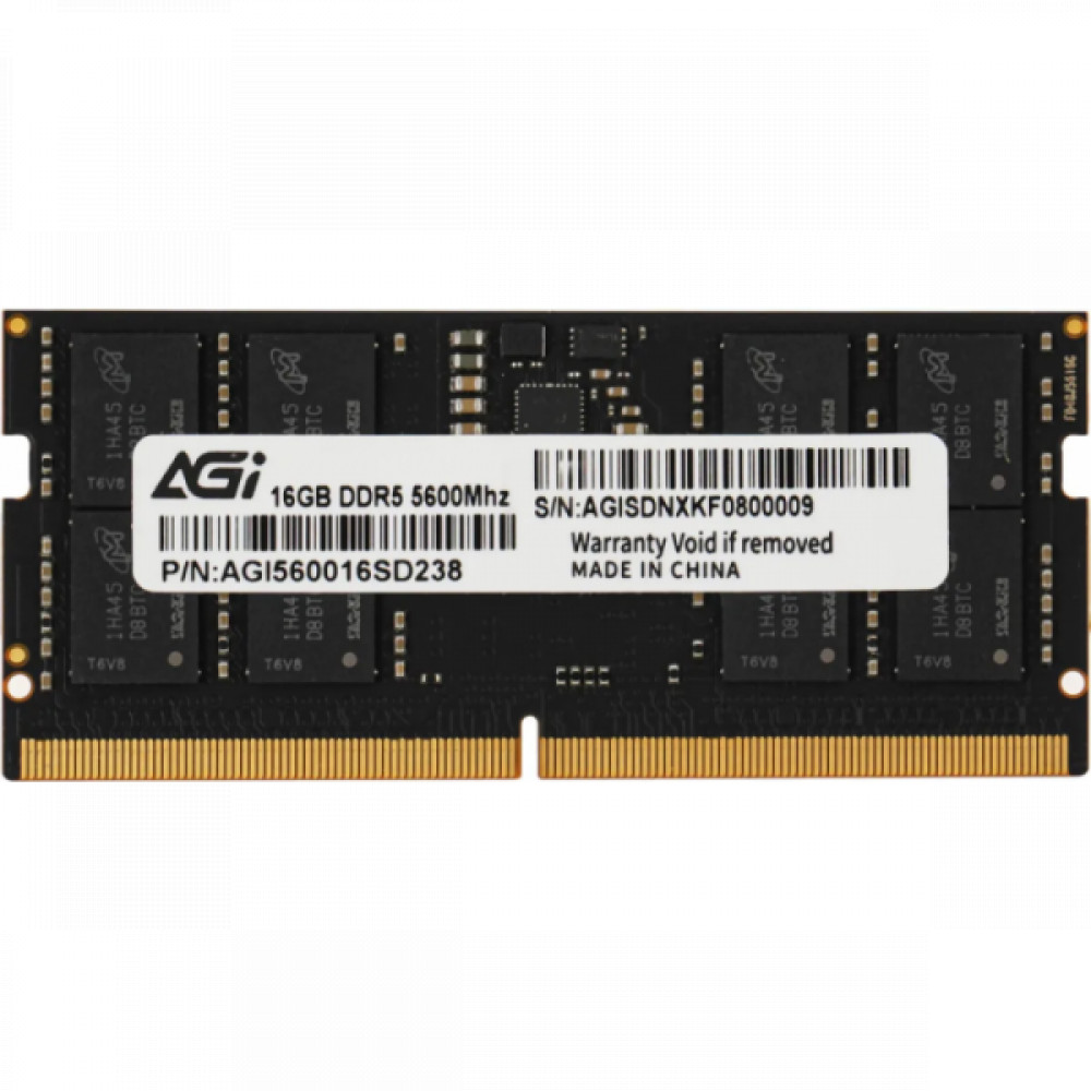 ОЗУ AGI AGI560016SD238-ST SO-DIMM, DDR5, 16 Гб, 5600 МГц - миниатюра 2