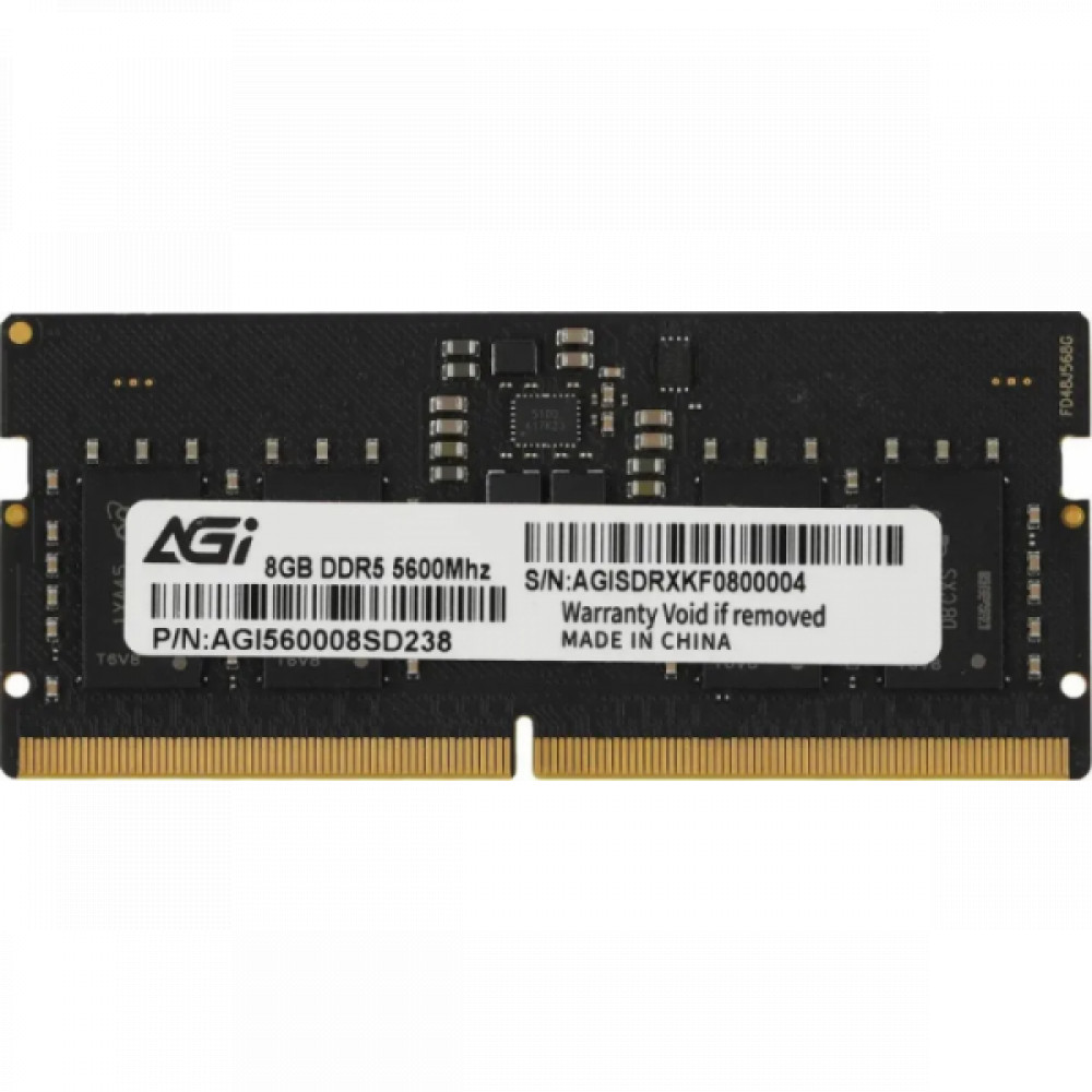 ОЗУ AGI AGI560008SD238-ST SO-DIMM, DDR5, 8 Гб, 5600 МГц - миниатюра 2