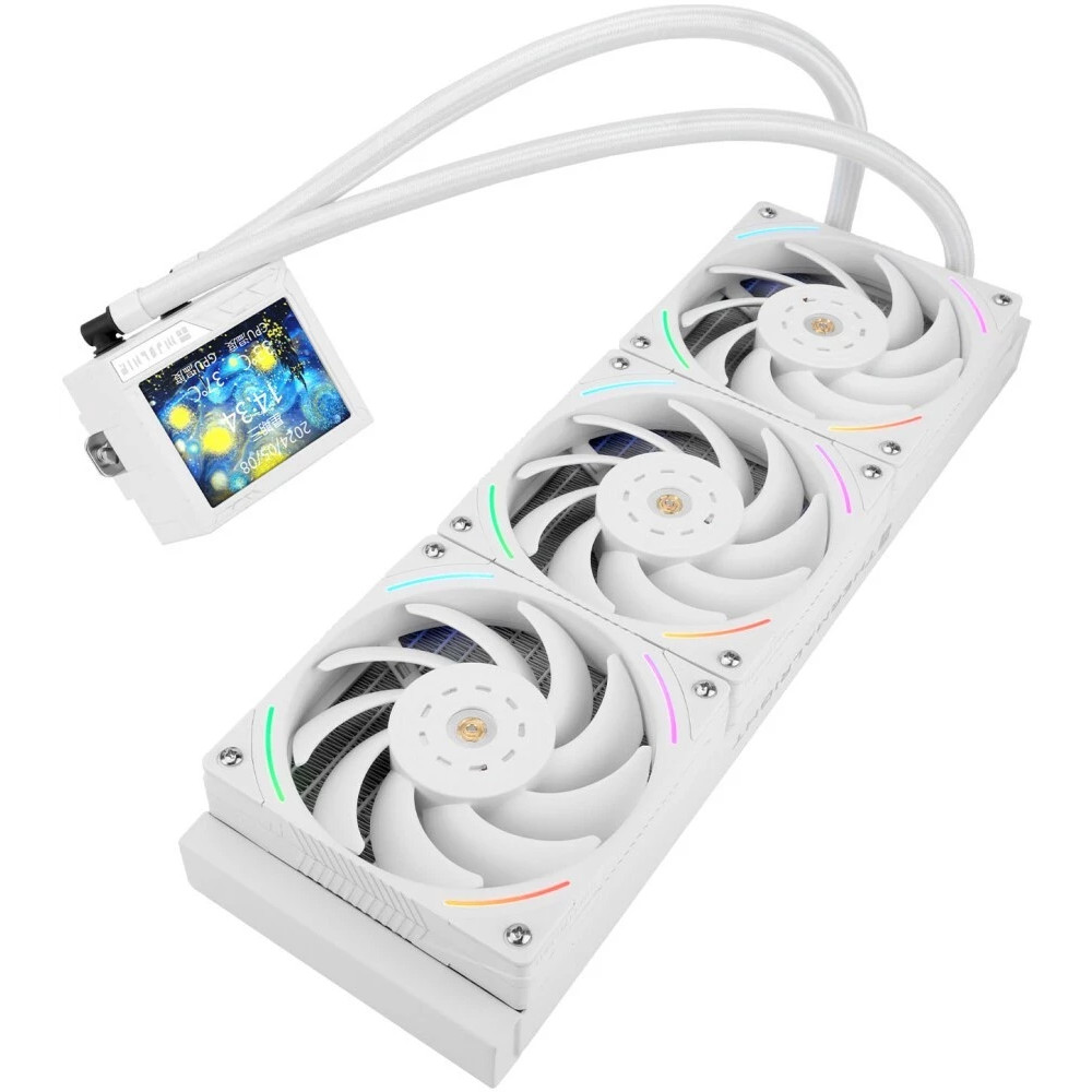 Система охлаждения Thermalright Mjolnir Vision 360 White ARGB MVU360ARGBW Для процессора - миниатюра 6