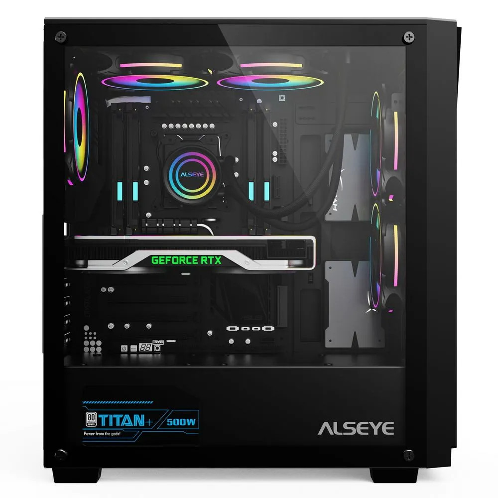 Корпус ALSEYE X3 Black AS.07.0150 Mid-Tower - миниатюра 10