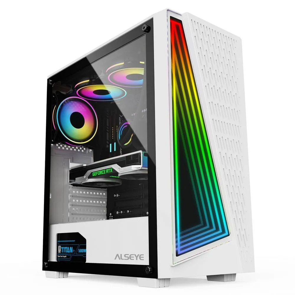 Корпус ALSEYE X3 White AS.07.0151 Mid-Tower - миниатюра 6