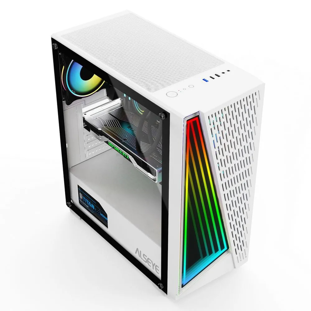 Корпус ALSEYE X3 White AS.07.0151 Mid-Tower - миниатюра 7
