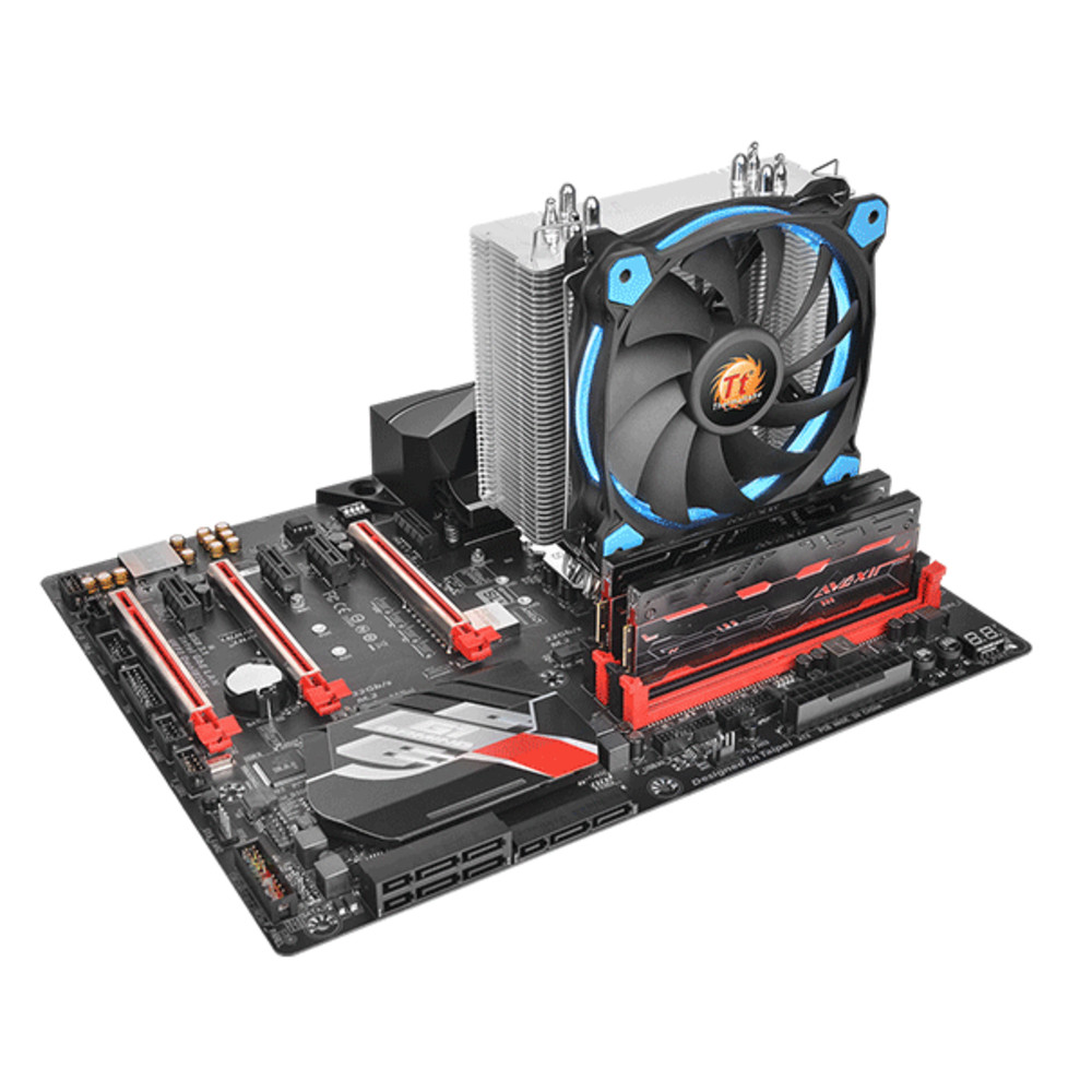 Система охлаждения Thermaltake Riing Silent 12 Blue Air CL-P022-AL12BU-A - миниатюра 6