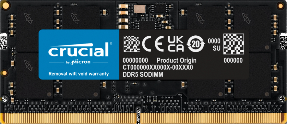 ОЗУ Crucial CT16G56C46S5 DIMM, DDR5, 16 Гб, 5600 МГц - миниатюра 3