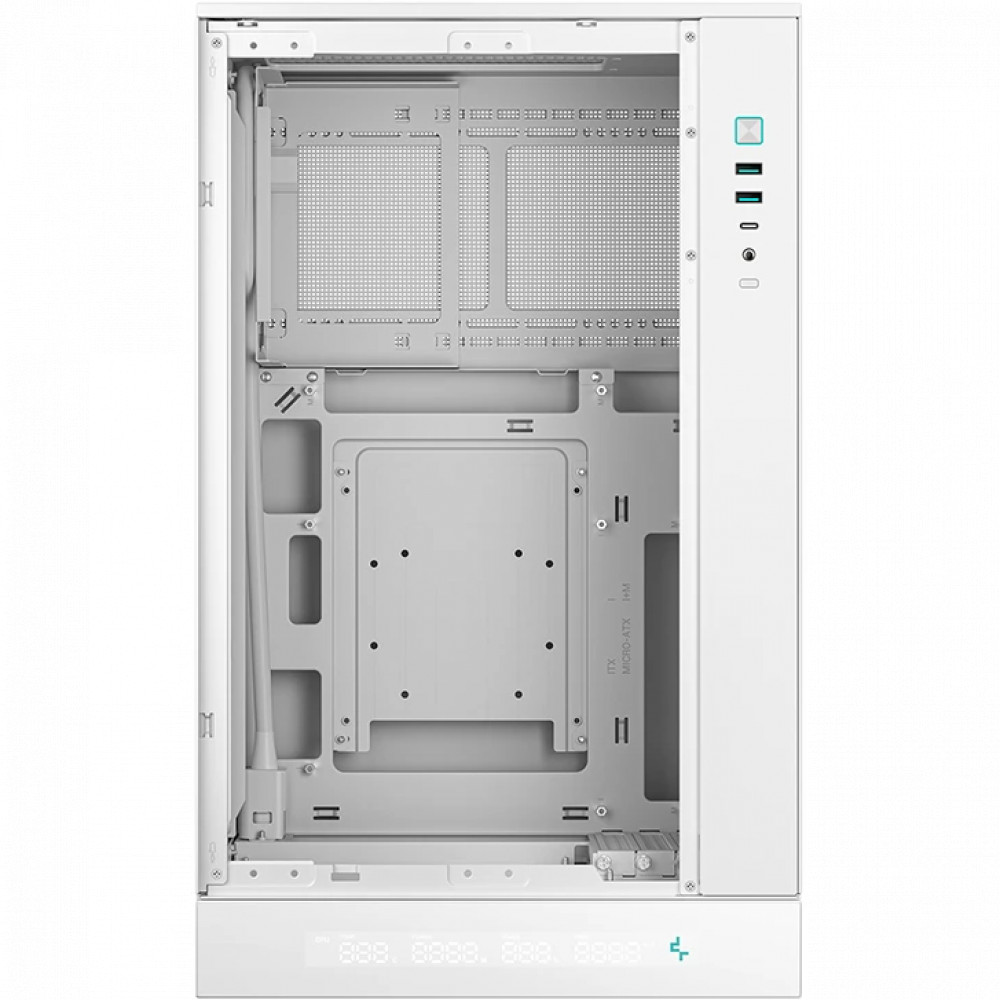 Корпус Deepcool CH270 Digital White R-CH270-WHNDM0-G-1 Mini-Tower - миниатюра 9