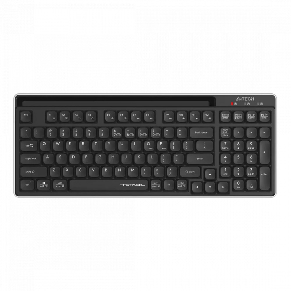 Клавиатура A4Tech Fstyler FBX70C BLACK Беспроводная, Bluetooth - миниатюра 10