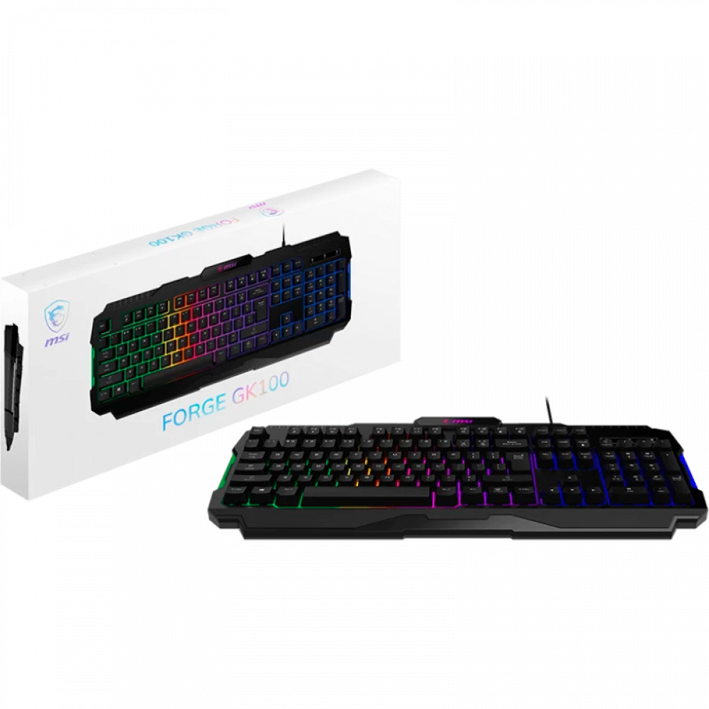 Клавиатура MSI FORGE GK100 RU Проводная, USB - миниатюра 10
