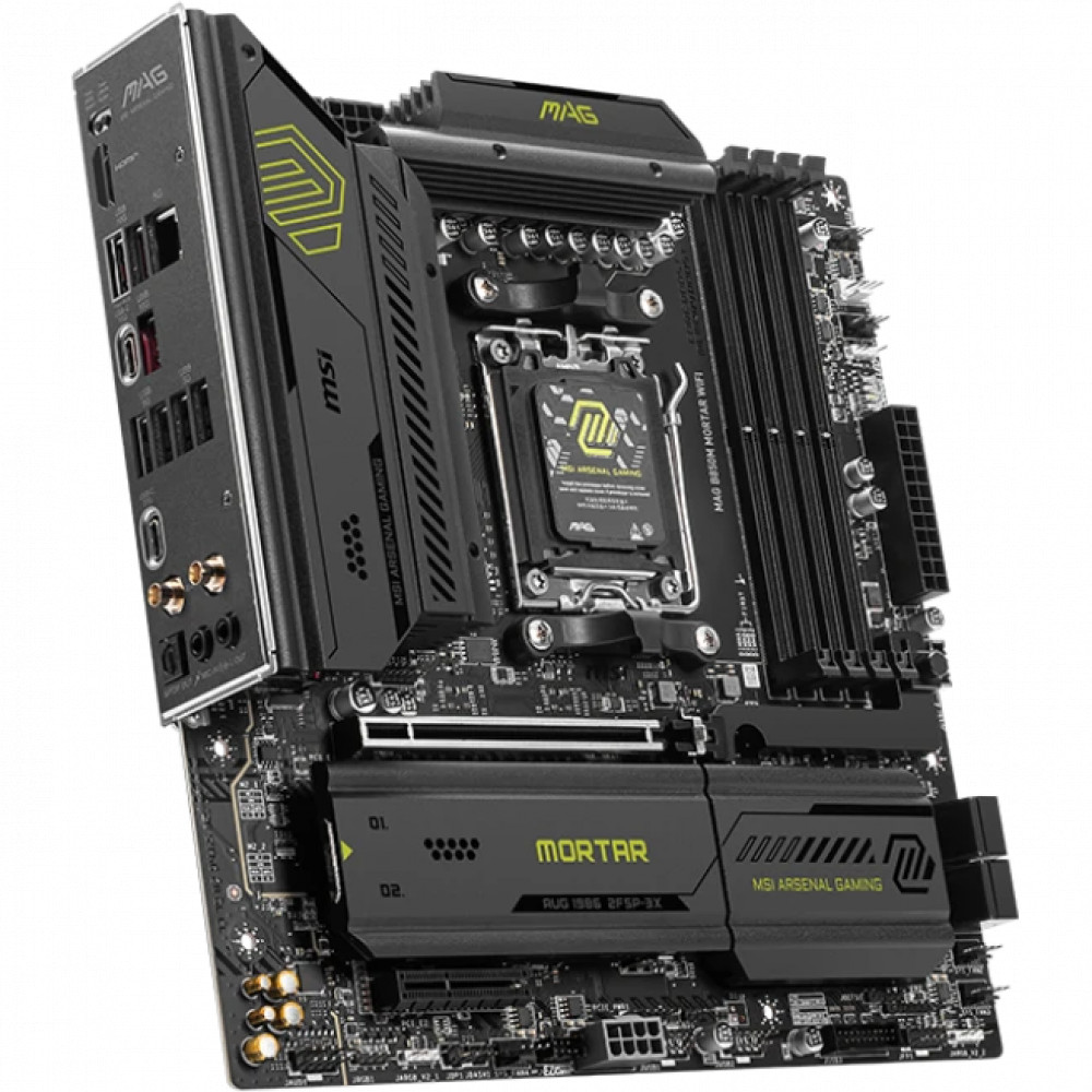 Материнская плата MSI MAG B850M MORTAR WIFI Micro-ATX, AMD AM5 - миниатюра 8