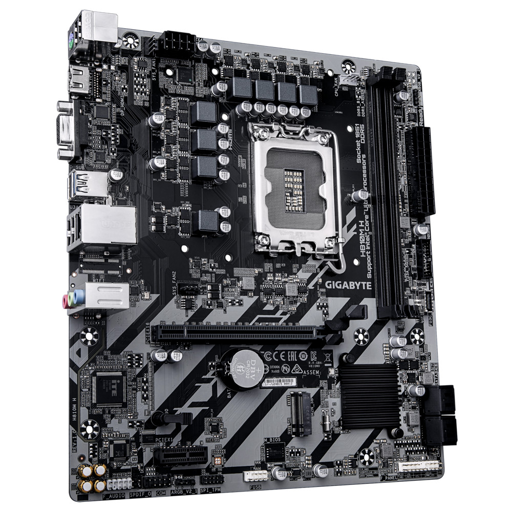 Материнская плата Gigabyte H810M H Micro-ATX, LGA 1851 - миниатюра 6