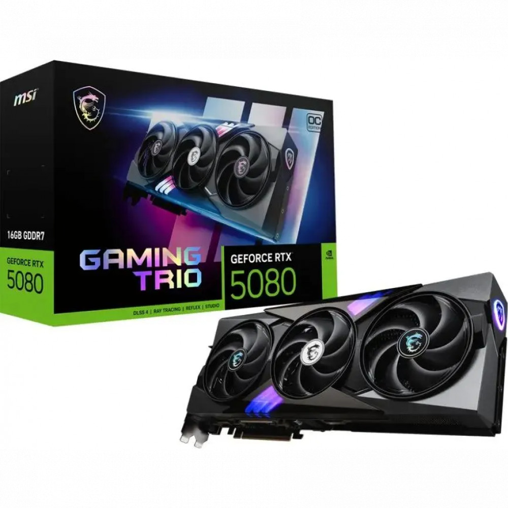 Видеокарта MSI NVIDIA GeForce RTX 5080 16G GAMING TRIO 16 ГБ - миниатюра 14