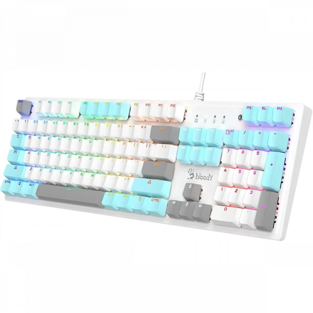 Клавиатура Bloody S520N ICY WHITE Проводная, USB - миниатюра 6