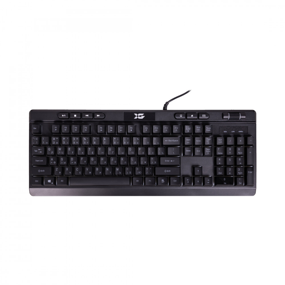 Клавиатура XG Steel Shadow Проводная, USB - миниатюра 4
