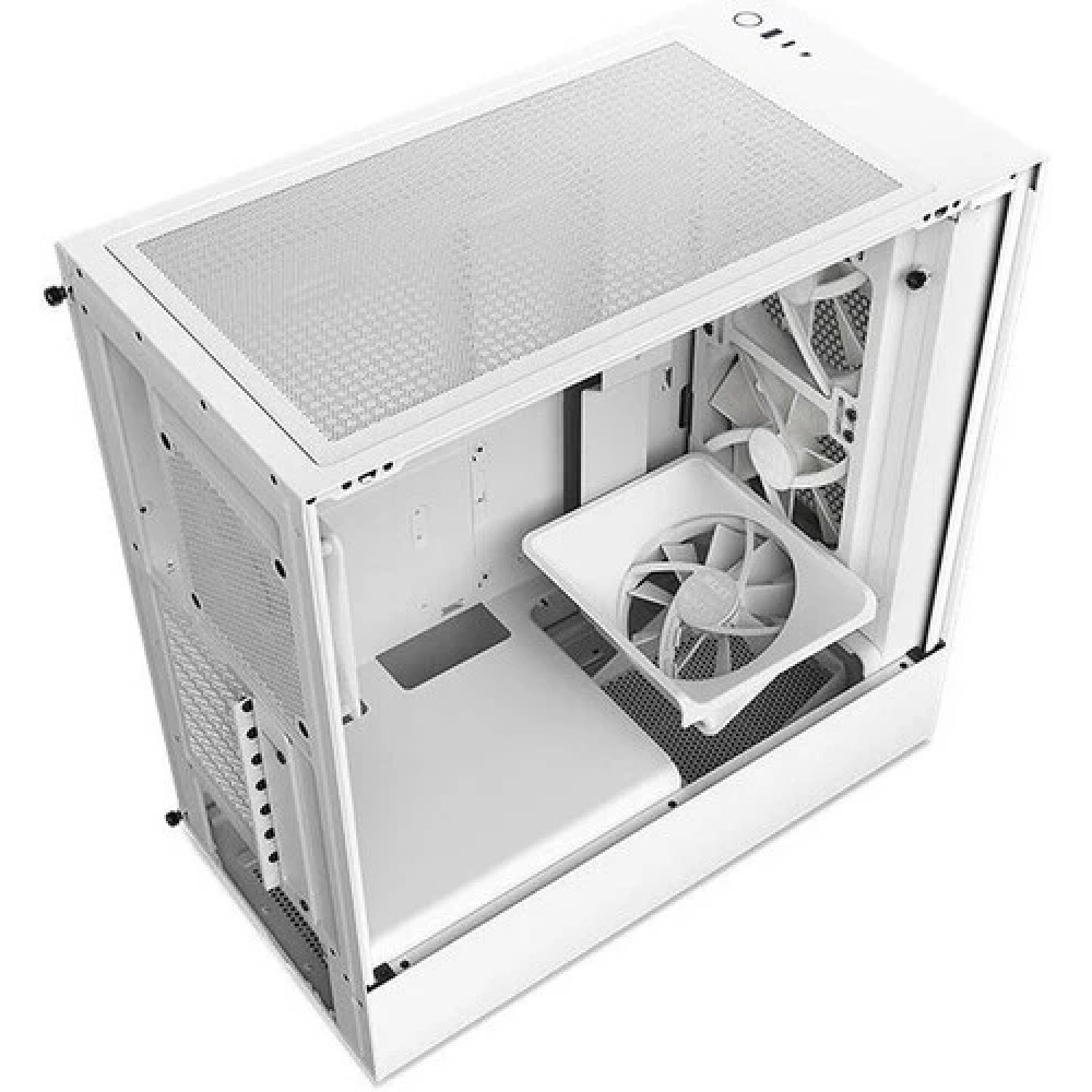 Корпус NZXT H5 Flow RGB White CC-H51FW-R1 Mid-Tower - миниатюра 10
