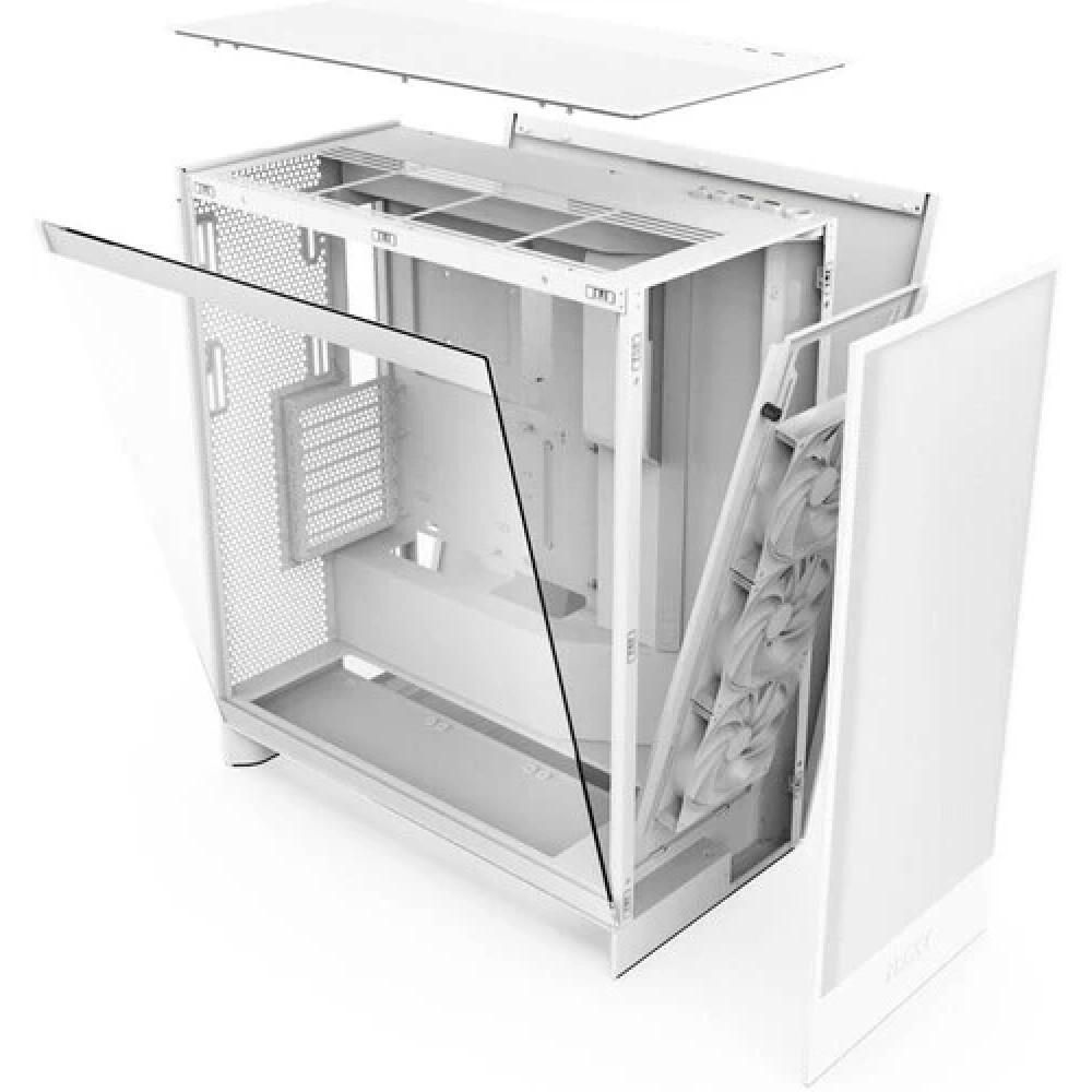 Корпус NZXT H7 Flow White CM-H72FW-01 Mid-Tower - миниатюра 10