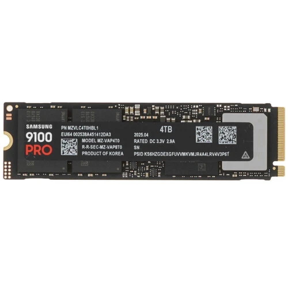 Жесткий диск Samsung 9100 PRO MZ-VAP4T0BW SSD (твердотельные), 4 ТБ, M.2, PCIe - миниатюра 4