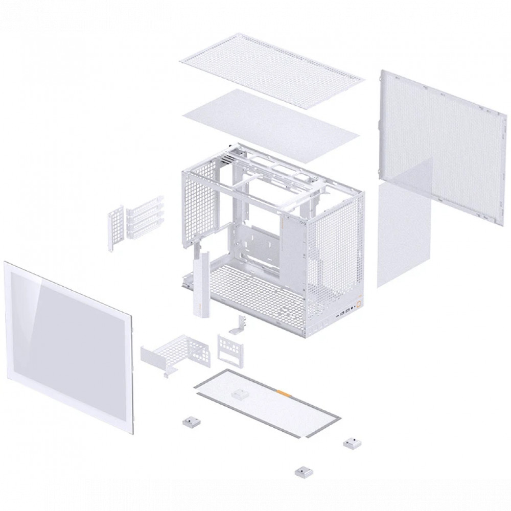 Корпус Jonsbo D32 Pro White D32 PRO White Mini-Tower - миниатюра 10