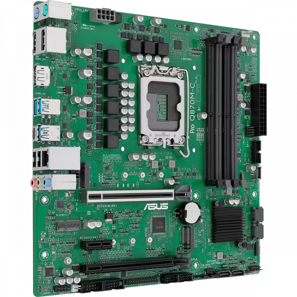 Материнская плата Asus PRO Q870M-C-CSM 90MB1KEP-M0EAYC Micro-ATX, LGA 1851 - миниатюра 6