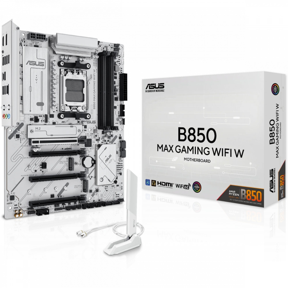 Материнская плата Asus B850 MAX GAMING WIFI W 90MB1M10-M0EAY0 ATX, AMD AM5 - миниатюра 10