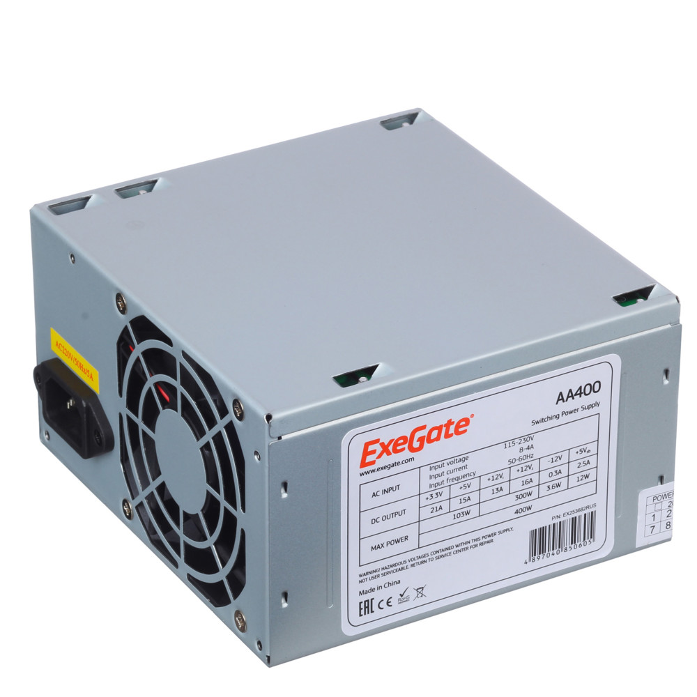 Блок питания ExeGate AA400 EX253682RUS - миниатюра 4